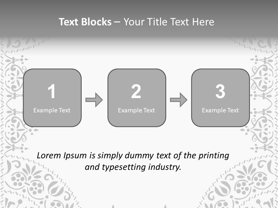 Vector Pen Image PowerPoint Template