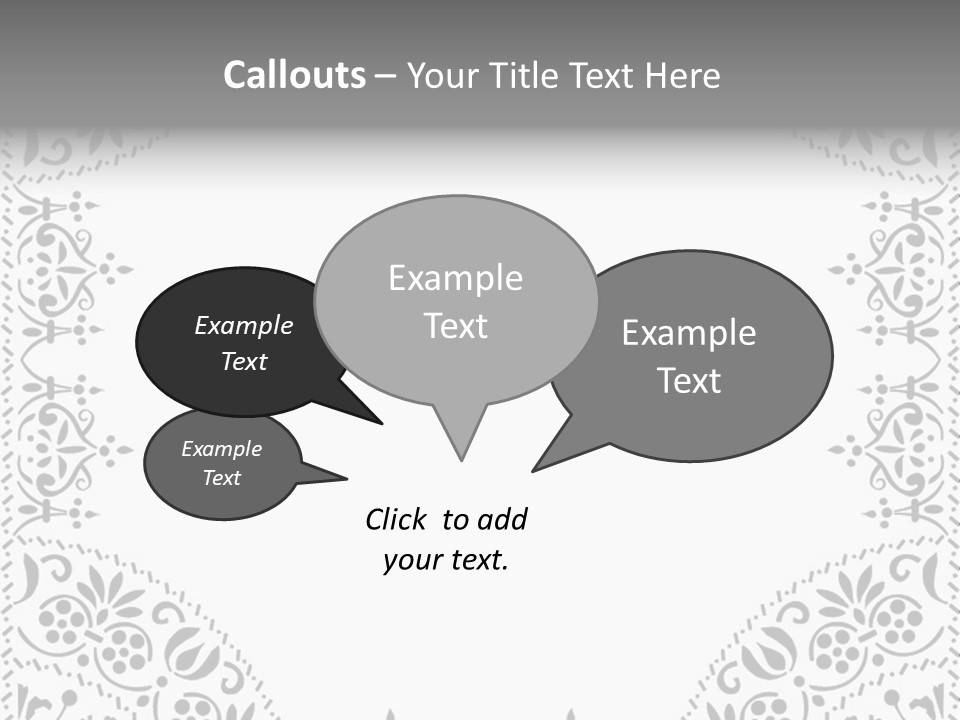 Vector Pen Image PowerPoint Template