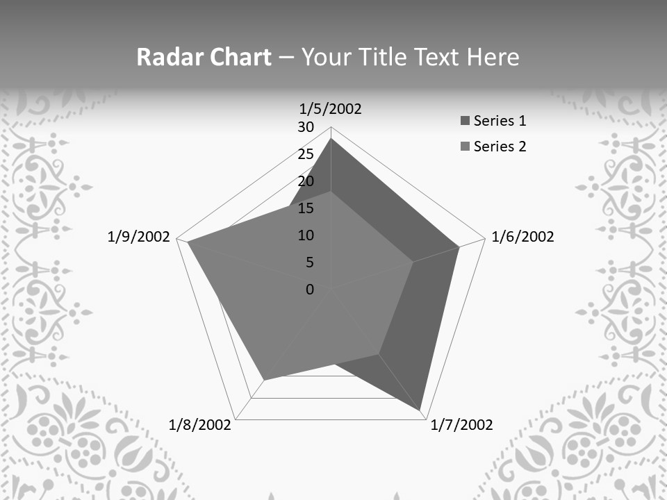 Vector Pen Image PowerPoint Template