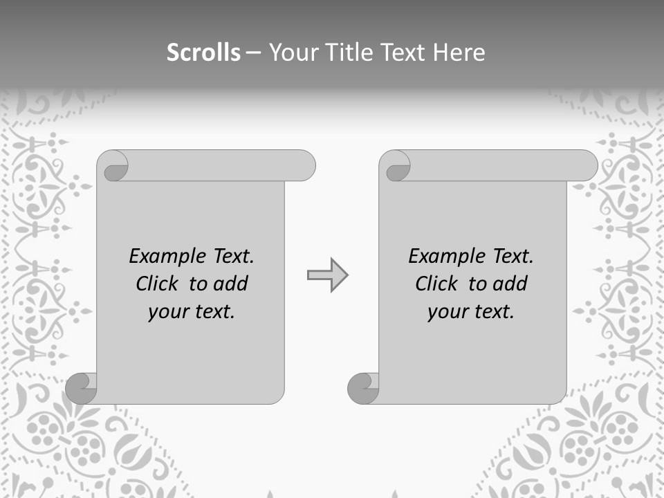 Vector Pen Image PowerPoint Template