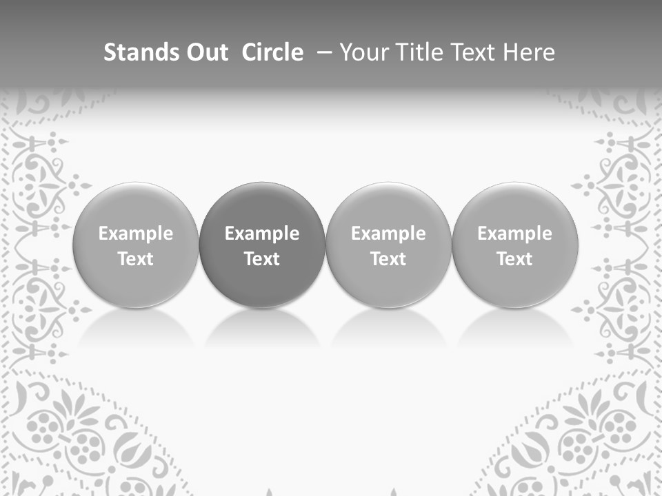 Vector Pen Image PowerPoint Template