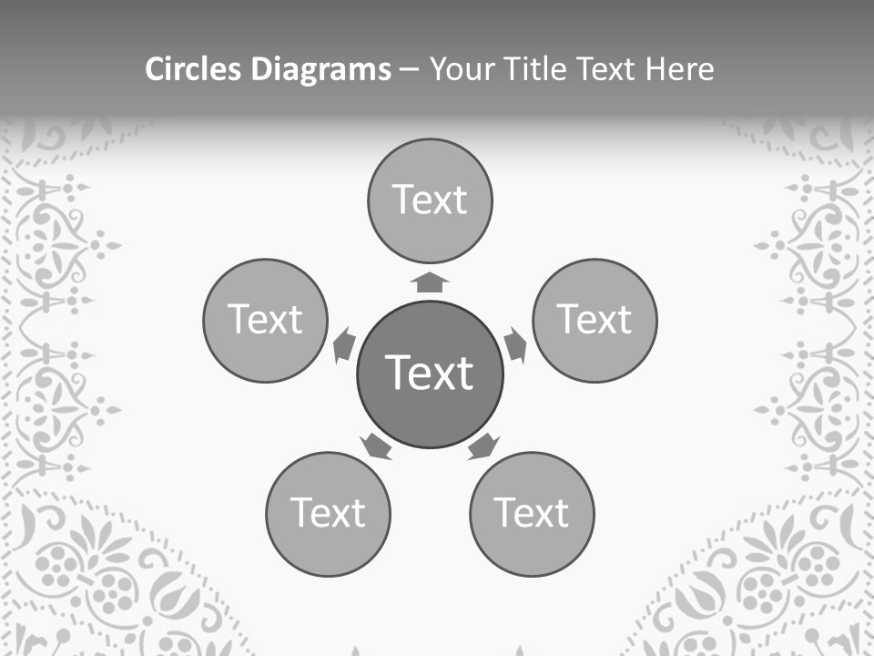 Vector Pen Image PowerPoint Template