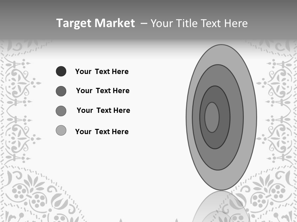 Vector Pen Image PowerPoint Template