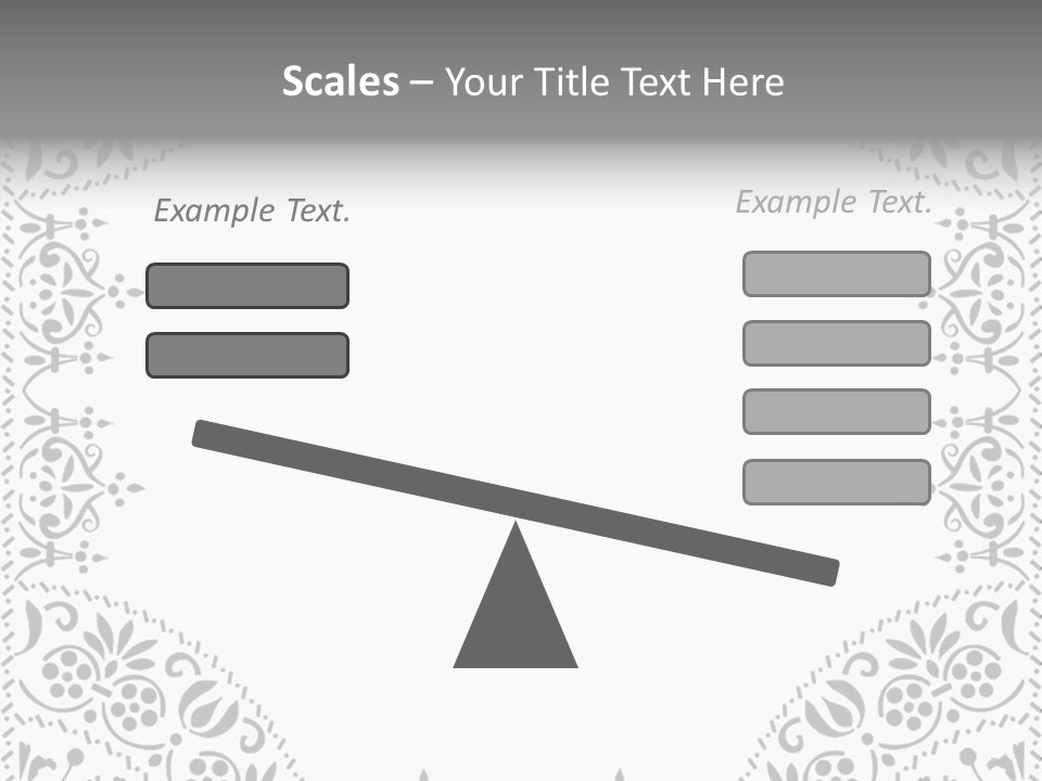Vector Pen Image PowerPoint Template