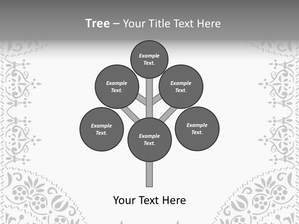 Vector Pen Image PowerPoint Template