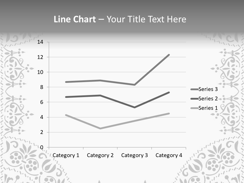 Vector Pen Image PowerPoint Template