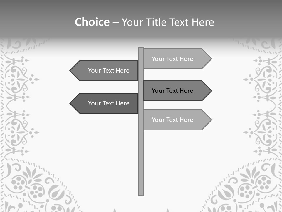 Vector Pen Image PowerPoint Template
