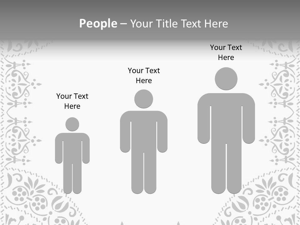 Vector Pen Image PowerPoint Template