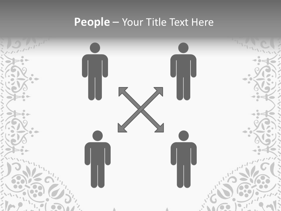 Vector Pen Image PowerPoint Template