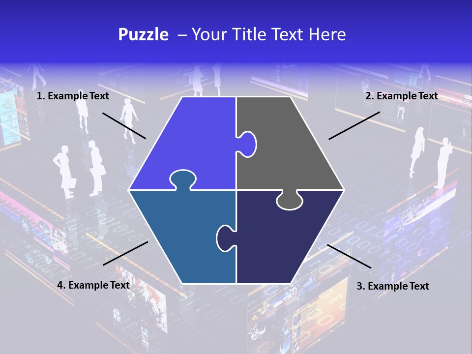 Domain Concept Net PowerPoint Template
