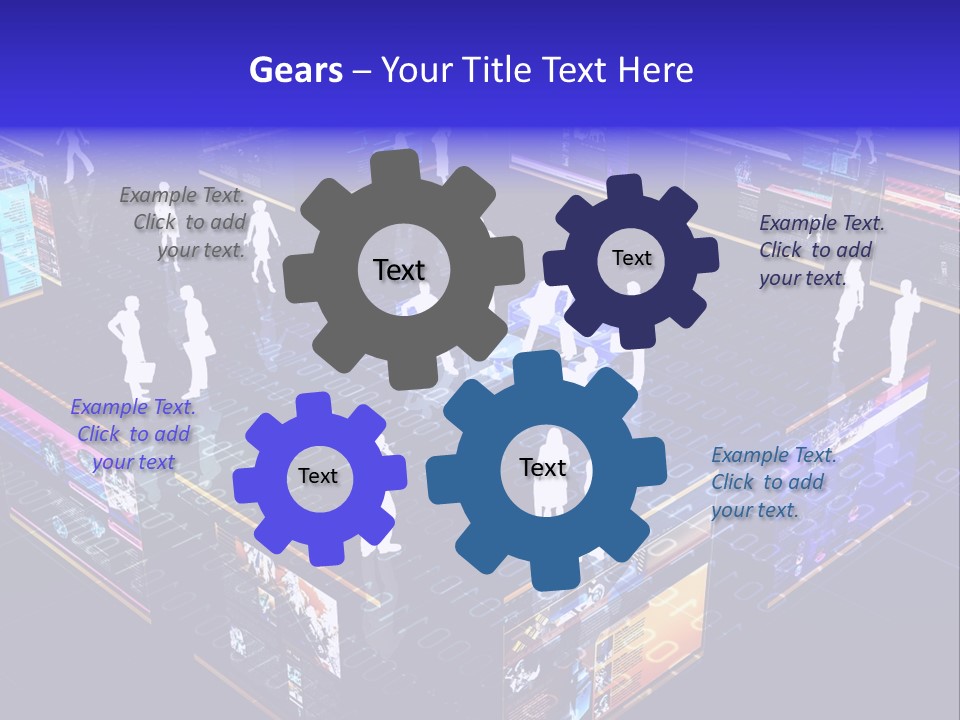 Domain Concept Net PowerPoint Template