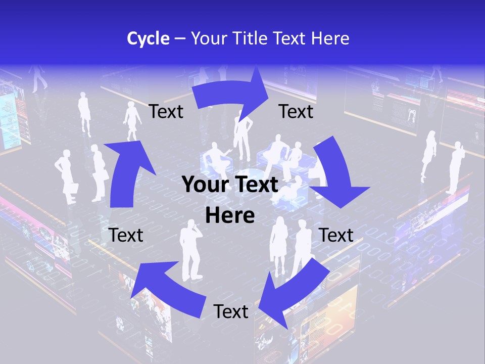 Domain Concept Net PowerPoint Template