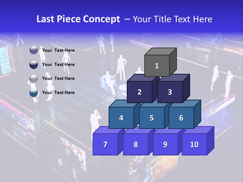Domain Concept Net PowerPoint Template