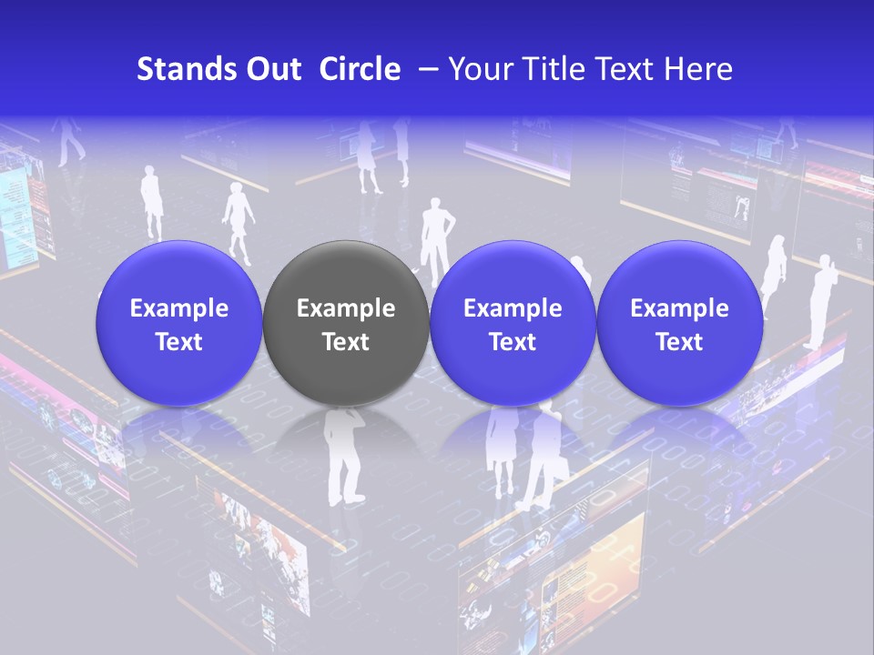 Domain Concept Net PowerPoint Template