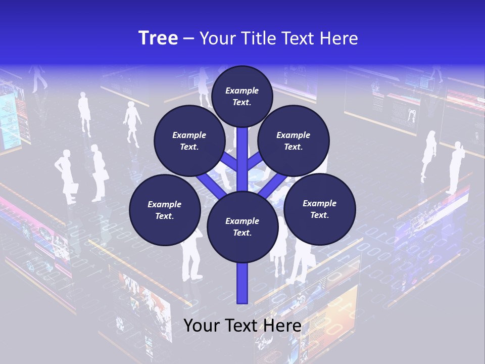 Domain Concept Net PowerPoint Template