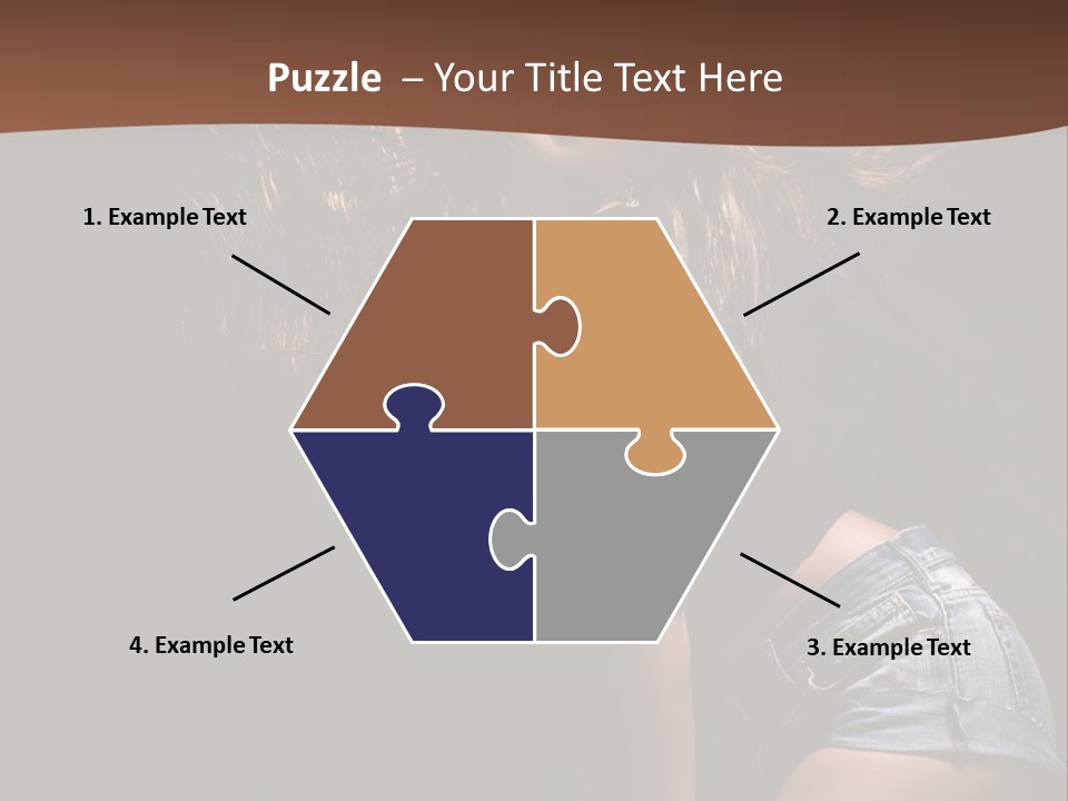 Caucasian Dance Body PowerPoint Template