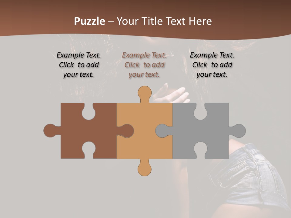 Caucasian Dance Body PowerPoint Template