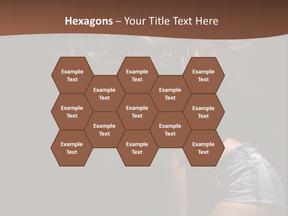 Caucasian Dance Body PowerPoint Template