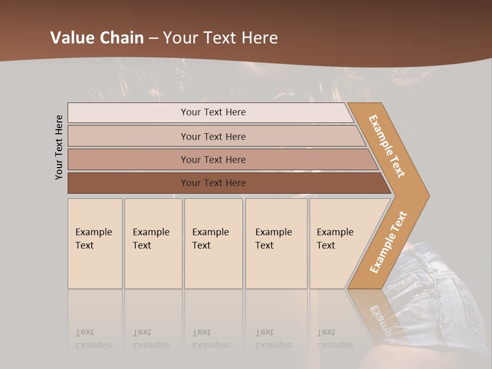 Caucasian Dance Body PowerPoint Template