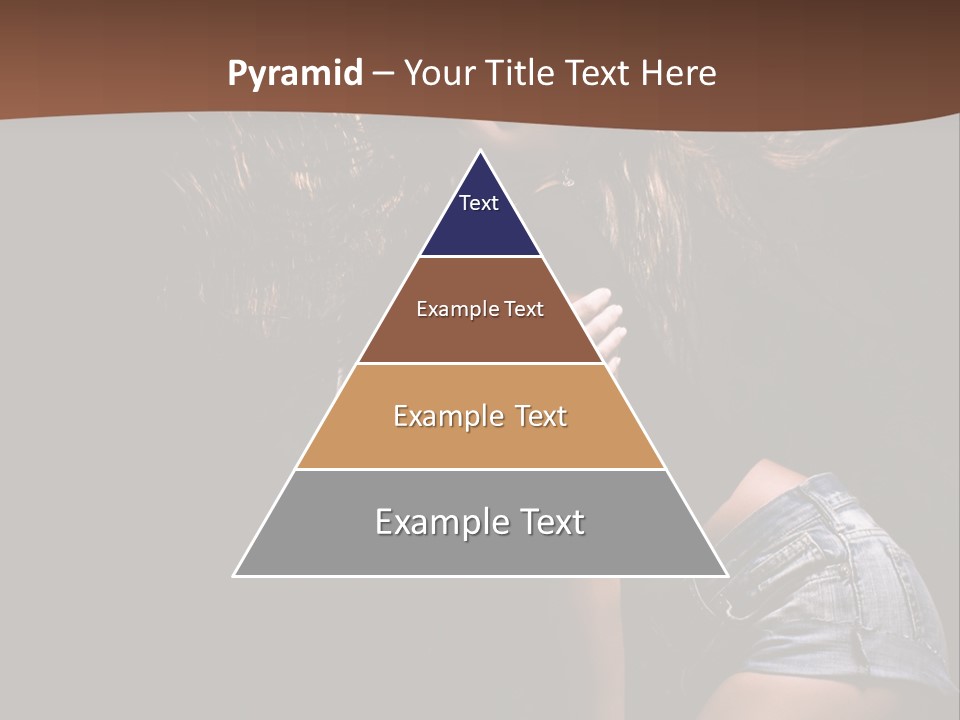 Caucasian Dance Body PowerPoint Template