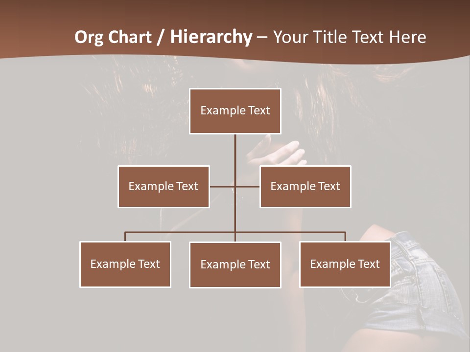 Caucasian Dance Body PowerPoint Template