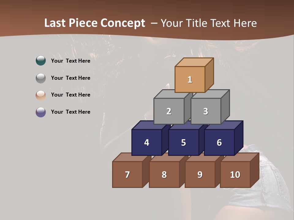 Caucasian Dance Body PowerPoint Template