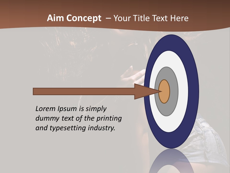 Caucasian Dance Body PowerPoint Template