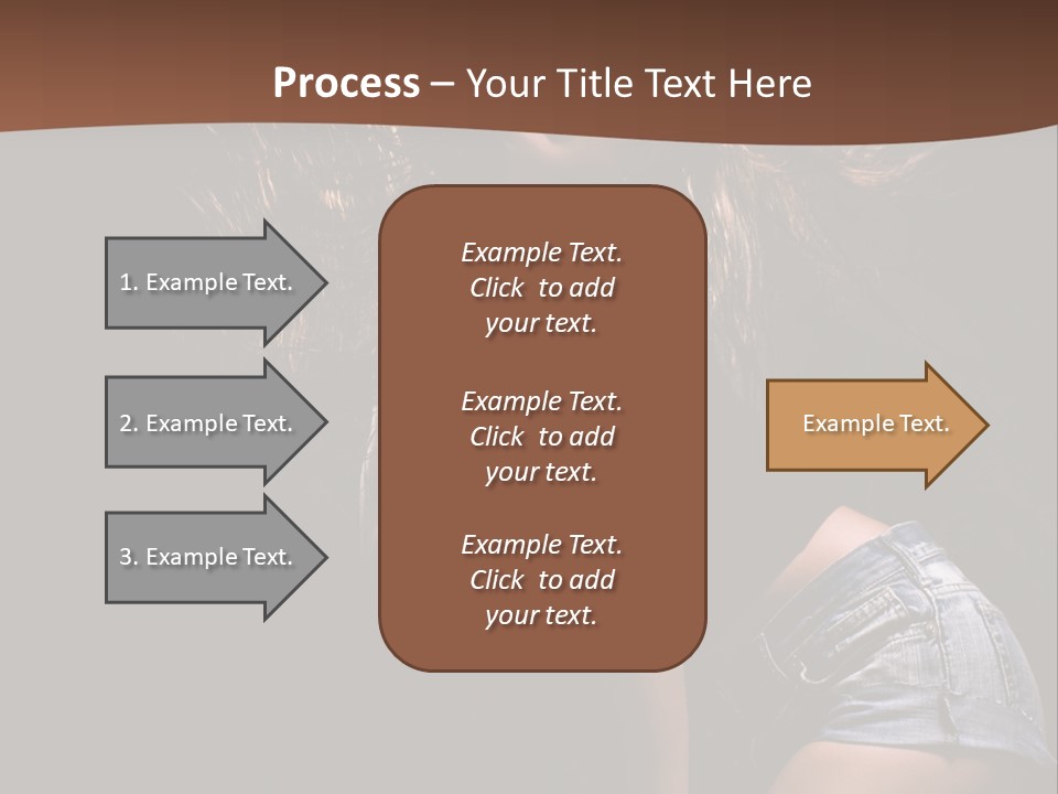 Caucasian Dance Body PowerPoint Template