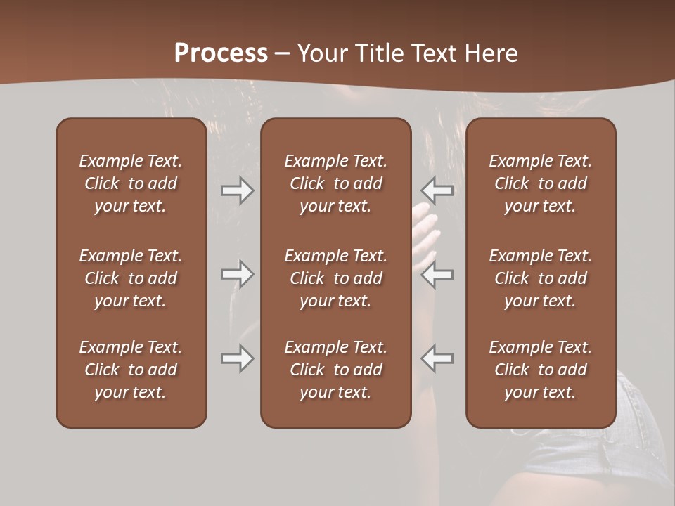 Caucasian Dance Body PowerPoint Template