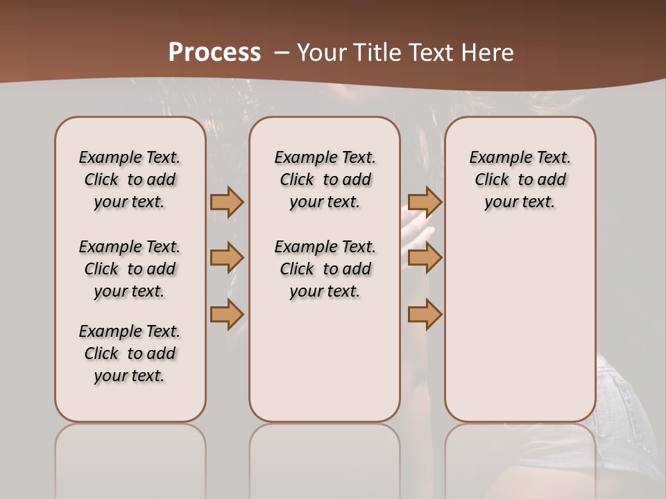 Caucasian Dance Body PowerPoint Template