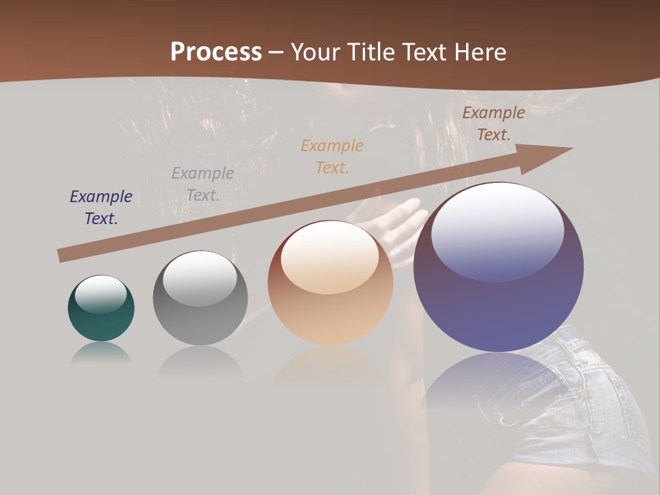 Caucasian Dance Body PowerPoint Template