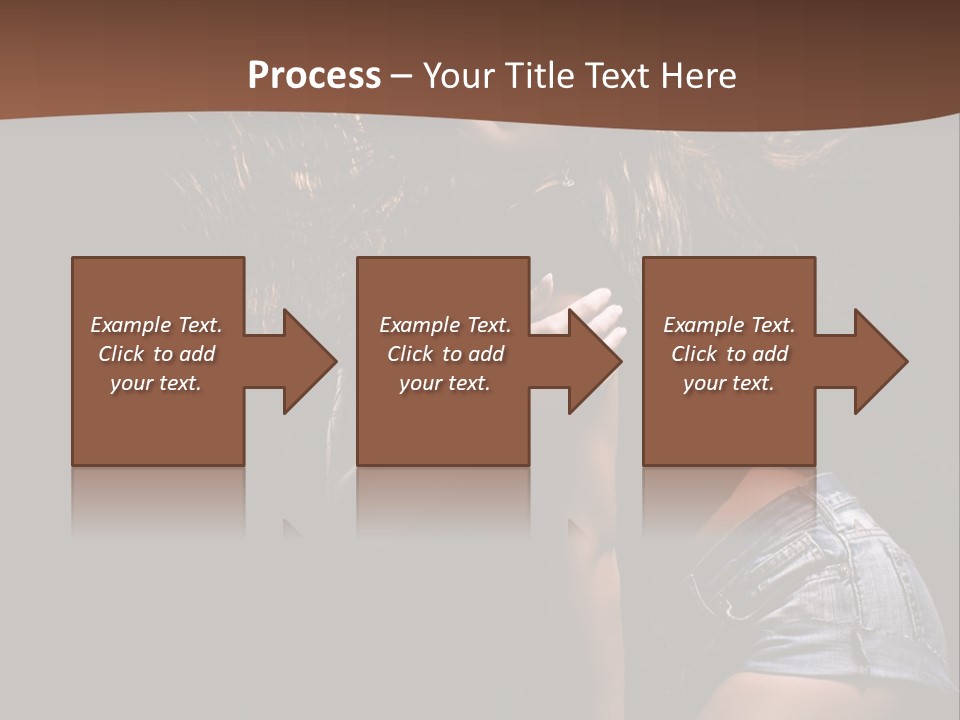 Caucasian Dance Body PowerPoint Template