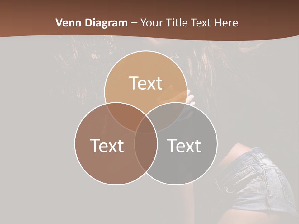 Caucasian Dance Body PowerPoint Template