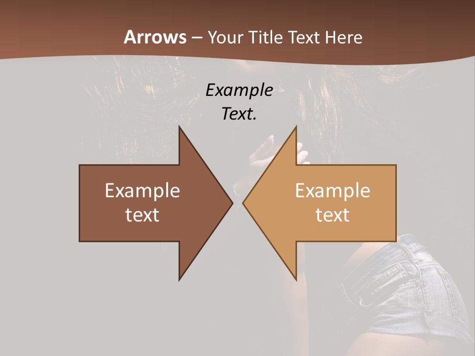 Caucasian Dance Body PowerPoint Template