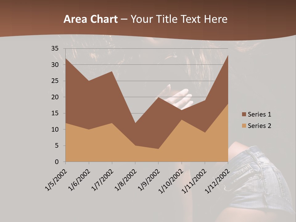 Caucasian Dance Body PowerPoint Template