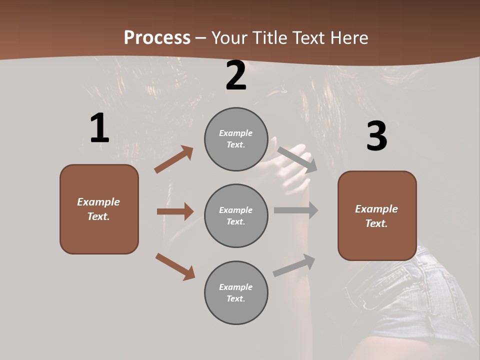 Caucasian Dance Body PowerPoint Template