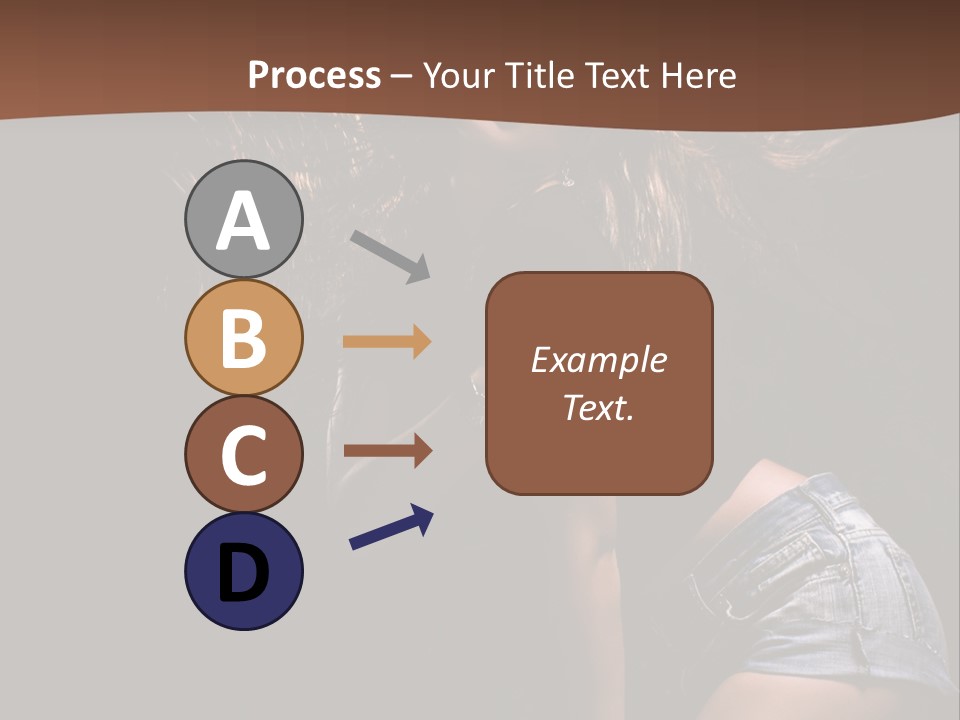 Caucasian Dance Body PowerPoint Template