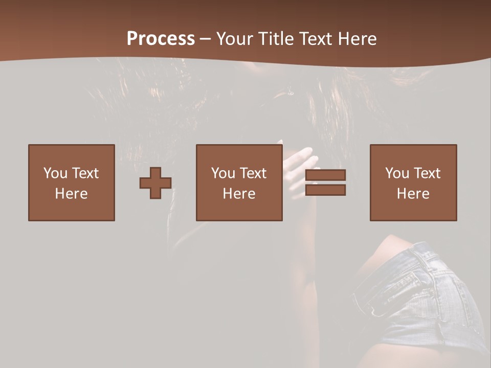 Caucasian Dance Body PowerPoint Template