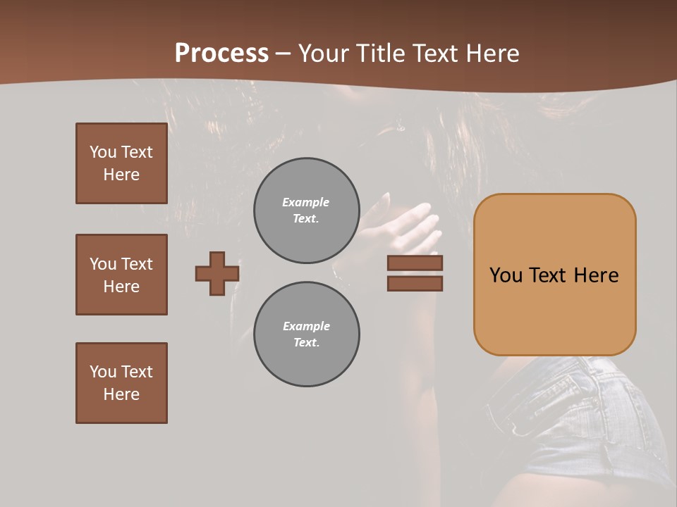 Caucasian Dance Body PowerPoint Template