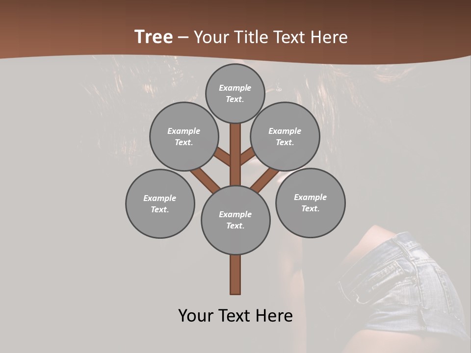 Caucasian Dance Body PowerPoint Template