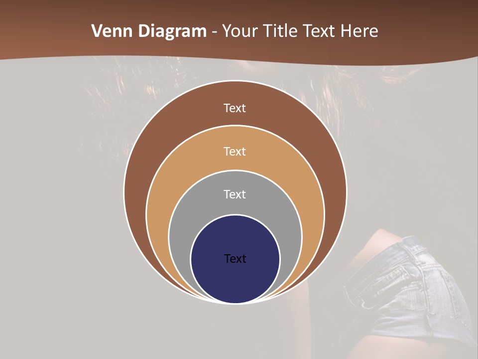 Caucasian Dance Body PowerPoint Template