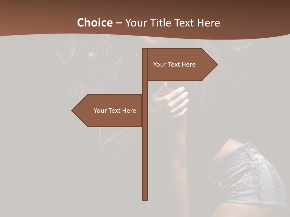 Caucasian Dance Body PowerPoint Template