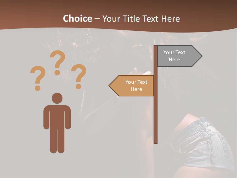 Caucasian Dance Body PowerPoint Template