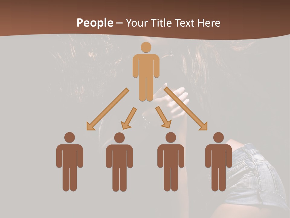 Caucasian Dance Body PowerPoint Template