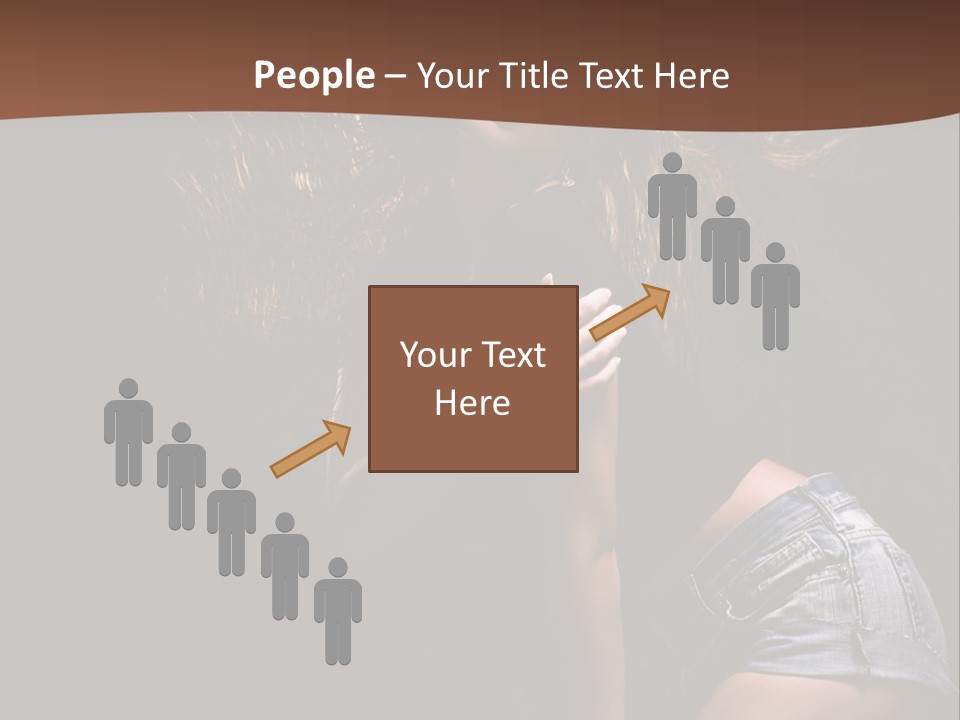 Caucasian Dance Body PowerPoint Template