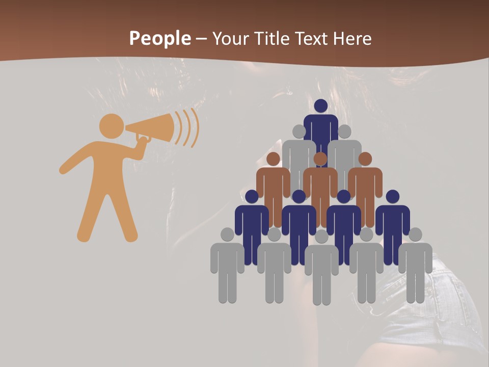 Caucasian Dance Body PowerPoint Template