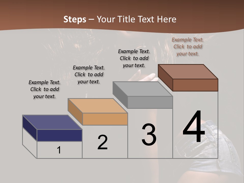 Caucasian Dance Body PowerPoint Template