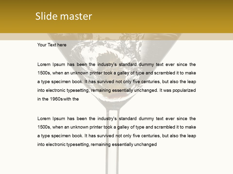 Party Cool Exotic PowerPoint Template