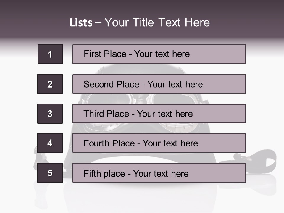 Protective Helmet Custom PowerPoint Template