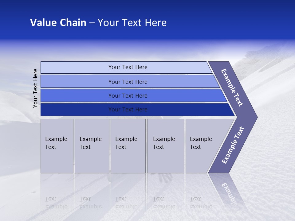 Snowboarding Zealand Board PowerPoint Template